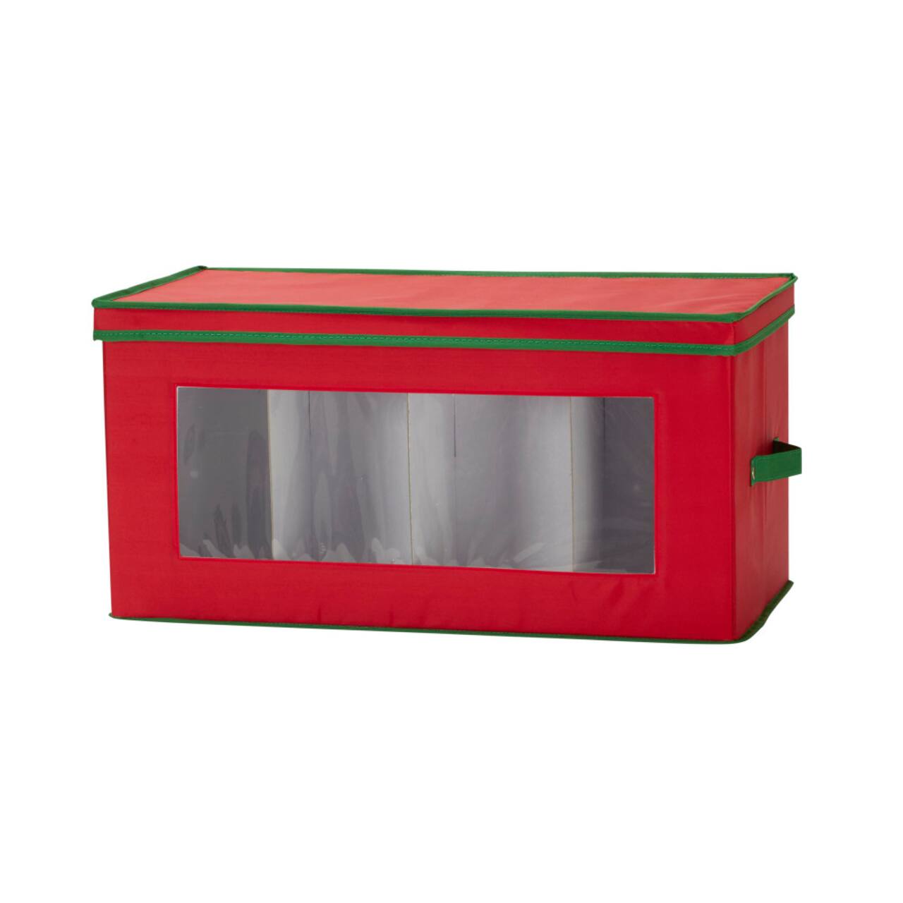 Household Essentials 15" Red Holiday Storage Box